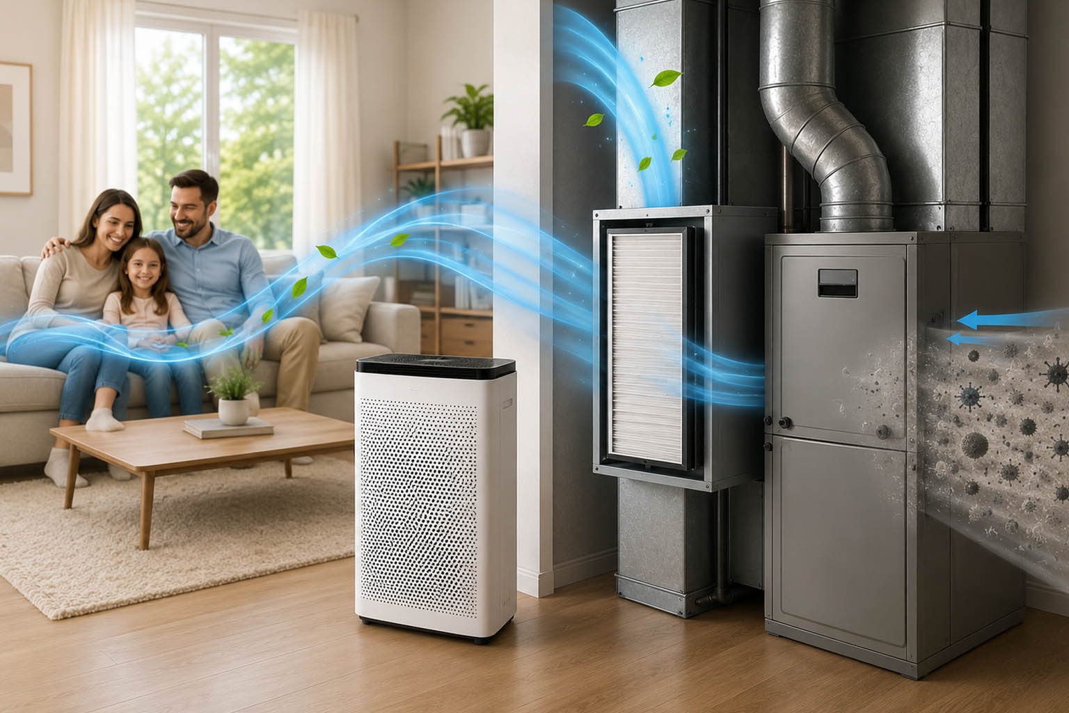 Whole-Home Air Purifiers & HEPA Filtration