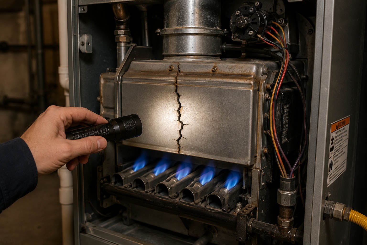 Cracked Heat Exchangers